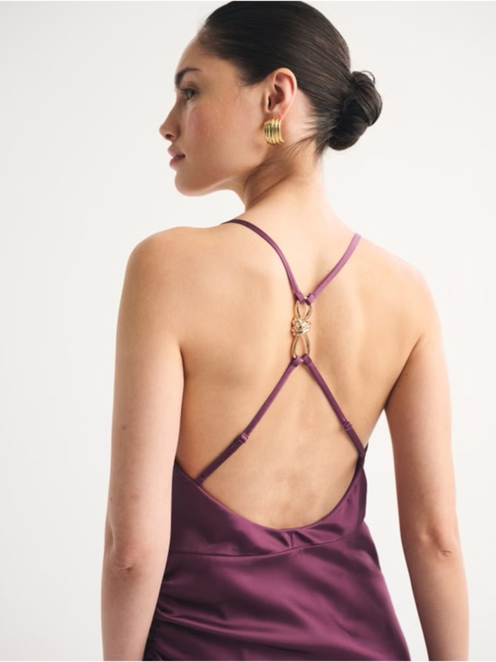 Abercrombie & Fitch Open-Back Hardware Maxi Dress - Picture 2 of 6